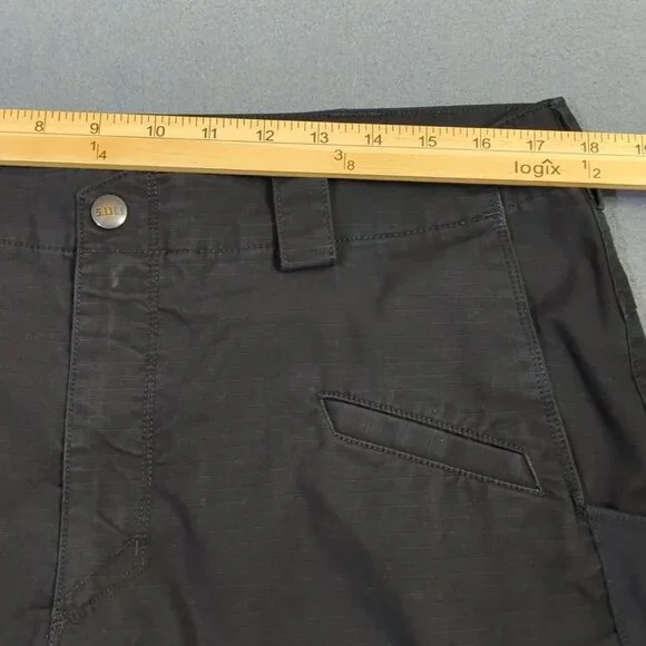 5.11 Tactical Shorts Men's 35 Black Stryke 11" Outdoor Hiking Combat Range - Picture 3 of 9